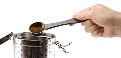 Wenco 512206 Kaffeemesslöffel, Edelstahl, silber / schwarz, 15 x 4.5 x 2.5 cm - 2