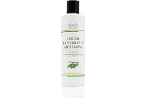 S&S COSMETICA NATURAL Locion Anticanas y Anticaspa 250 ml. Para Cabello Mujer y Hombre. Elimina la Caspa y Ayuda Recuperar el Color del Cabello.