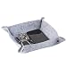 Produktbild Schmuck Schlüssel Handy Wallet Uhren Fach Display Organizer Nachttisch Lager Trays Desktopspeicher Veranstalter 24.7 X 24.7cm - entfaltet für Cup Mat, Mauspad