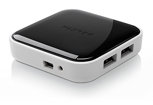 Belkin Aktiver 4-Port USB 2.0 Hub, schwarz/grau - 2