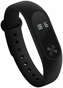 SynCargo Original Xiaomi Mi Band 2 Smart Band Bracelet With OLED display touchpad Smart Heart Rate Monitor Fitness Tracker Pedometer Waterproof Wireless Bluetooth 4.0 Wristband (Black)