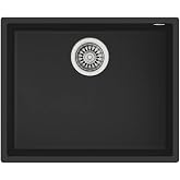 Teka - Sink Tegranite Square 50.40 Colour Black Ref 115230020 60 cm Cabinet