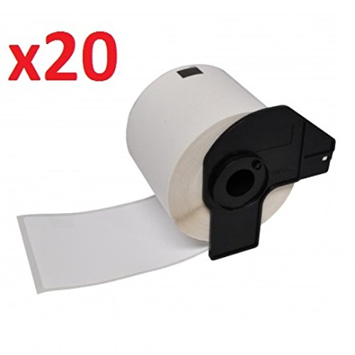 Prestige Cartridge DK-11202 - Cinta para impresoras de etiquetas Brother 62 mm x 100 mm 20 rollos 300 etiquetas por rollo color blanco reviews Prestige Cartridge DK-11202 - Cinta para impresoras de etiquetas Brother 62 mm x 100 mm 20 rollos 300 etiquetas por rollo color blanco