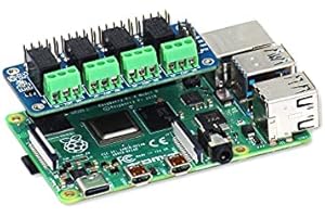 sb components Relay 4 Zero 3V 4 Channel Relay Shield for Raspberry Pi, Relay HAT Expansion Relay Board for Raspberry Pi 4B/3B+/3B/2B/B+/A+/Zero and Zero W | Power Relay Module for Raspberry Pi