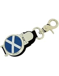Boxx Gents Watch Scottish Flag Picture Keyring Fob & Magnetic Closure Boxx345