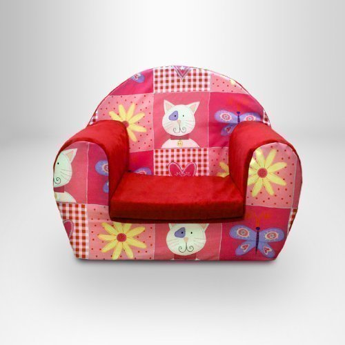 Ready Steady Bed Childrens Toddlers Foam Armchair, Kitty Patchwork