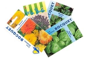 Lot de 4 sachets de graines potagères et florales Anti Moustiques - 5,5 g - LES GRAINES BOCQUET