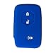 Price comparison product image Ezzy Auto New 3 Buttons Navy Blue Silicone Rubber Remote Key Cover Holder Key Fob Skin Cover fit for Toyota 4runner Venza Avalon Land Cruiser Camry