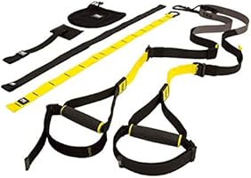 TRX SUSPENSION TRAINER Highest Quality Design & Durability Lightweight & Portable Full Body Workouts, All Levels & All...
