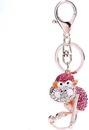 Wgwioo Crystal Keyring Bling Rhinestone Monkey Bag Ornaments Christmas Gift?Pack Of 2? 1