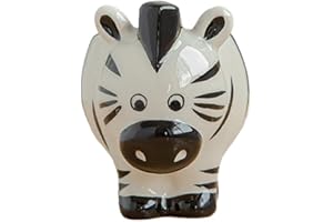 siduytin Stylish Small Ceramic Plant Pot Lightweight And Portable For Small Spaces Ceramics Small Succulent Pot Animal Planter, zebra