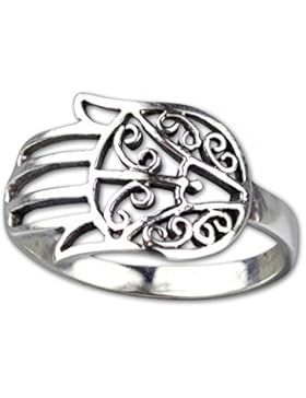 etNox-Ring ''Fatimahs Hand'' 925 Silber (R597)