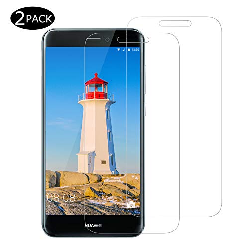 CNXUS [2-Pezzi Vetro Temperato Compatibile con Huawei p8 Lite 2017, Pellicola Protettiva Huawei p8 Lite 2017, Durezza 9H, Alta Trasparenza, Ultra Resistente, Anti-Graffi, Anti-Impronte
