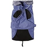 LvRao Wasserdicht Winddichter Sherpa-fleece Hunde Mantel Winterjacke Einstellbare Für Große Hund Haustier Mit Reflektierende Pfote (Blau, M)