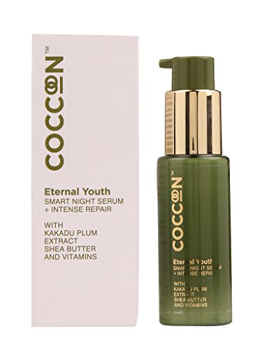 Coccoon Eternal Youth Smart Night Serum + Intense Repair ~ Reduces File line, Wrinkles & Dark spots, Excellent for Anti Ageing & Fair Glow RS.399 (33.00% Off) - Amazon
