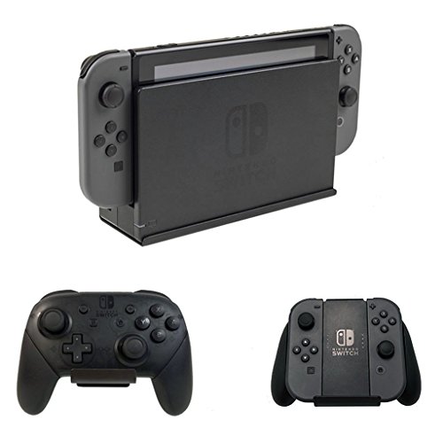 HIDEit Switch Mount - Nintendo Switch Dock Wandhalterung + 2 Controller Halterungen Bundle