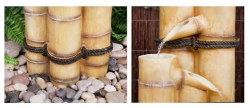 5-stufiger Bambus-Brunnen - 5