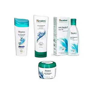 Himalaya Anti Dandruff Shampoo,Conditioner,Oil, Cream (Pack of 4)