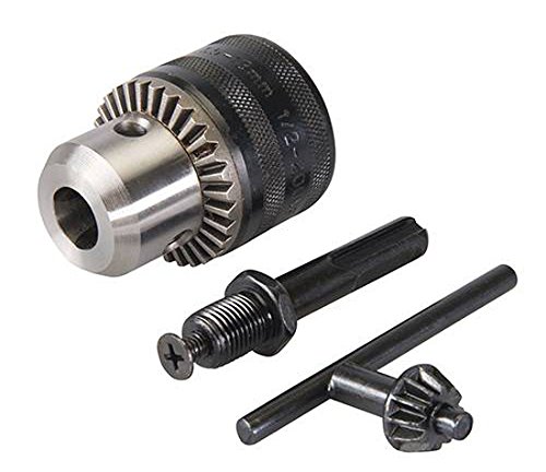 Silverline 292703 Zahnkranzbohrfutter, Bohrfutterschlüssel u. SDS-Plus-Adapter, 3-tlg. 13 mm, 1/2-Zoll-UNF-Gewinde - 2