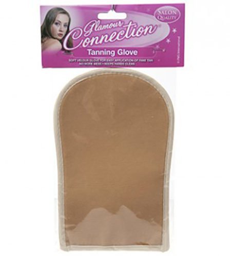 SOFT SELF TANNING GLOVE APPLICATOR MITT FAKE TAN LOTION SPRAY MOUSSE APPLICATION