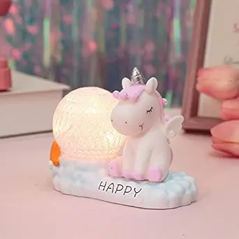 Unicorn Night Light Room Decorations for Baby?s Bedroom Home Lighting LED Night Light for Kids Home Decor Birthday Gift for Girls Nursery Lamp for Children (Multicolor)