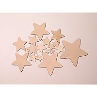 Holzsterne/ Rohlinge/ Set zum bemalen.