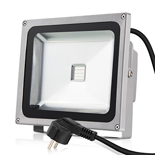 Albrillo LED 30W RGB Fluter mit 16 Farben inkl. Fernbedienung & Stecker, IP65 - 8