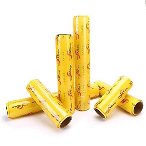 Preisvergleich Produktbild PVC Staubdichter Wickelfilm, sicher und umweltfreundlich, Dauerhafte Konservierung, Verwendung in Küchen, Hotels, Supermärkten, Frischobstverpackungen usw. 25 x 300 cm
