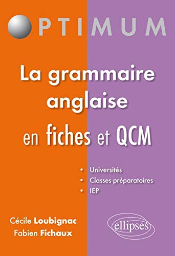 Qcm & Fiches de Grammaire Anglaise Qcm & Fiches de Grammaire Anglaise