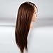 Hairdressing 70% Real Hair Training Head with Clamp
