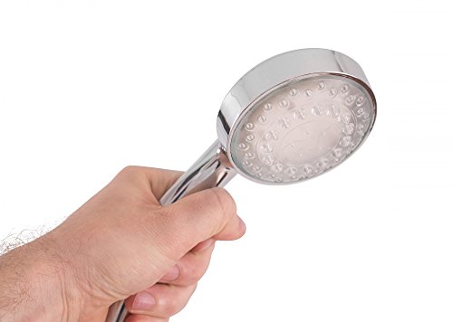 LED Duschkopf Duschbrause Brausekopf mit automatischem 7-farbigem Lichtwechsel - 4