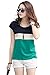 khyati Crepe Casual Tops for Girls Women (Green) (Green, Medium)