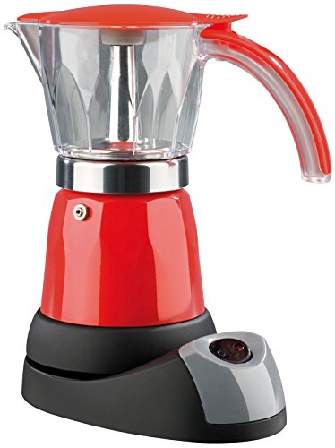 TV Unser Original 01896 coffeemaxx Espressokocher, elektrisch 480 W, rot TV Unser Original 01896 coffeemaxx Espressokocher, elektrisch 480 W, rot Bilder