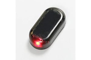 TOTMOX Simulated Warning Share of Solar Energy, Anti -theft Led Alarm LED warning system, flashing, blue/red safety lamp, blue/red