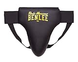 Negro BENLEE Rocky Marciano Tiefschutz Adam - Coquilla de Boxeo, Color Negro, Talla XS