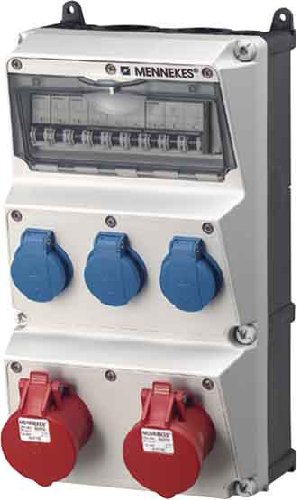 Preisvergleich Produktbild Mennekes Steckdosen-Kombination 930003