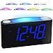 Produktbild Digitaler Wecker, 7 Farbige Nachtlichter, 7" LED-Display, Dimmer, 2 USB-Anschlüsse, 12/24 Stunden, Große Snooze, Lauter Alarm, Einfach Einzustellen für Senioren, Kinder, Starke Schläfer, Schlafzimmer