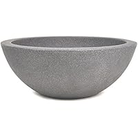 Kölle Pflanzschale Leila grau, Ø 52 cm x H20 cm, Erdvol. 24 l