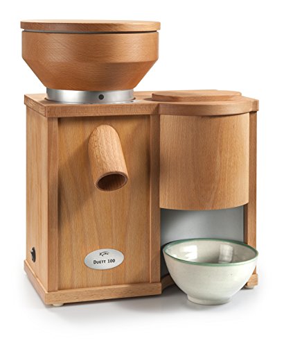 KoMo Getreidemühle Duett 100 = Mühle Fidibus Classic 360 Watt + FlocMan