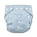 Fulltime(TM) Hot 1pc Cloth Nappy Reusable Washable Baby Cloth Nappies (Blue)