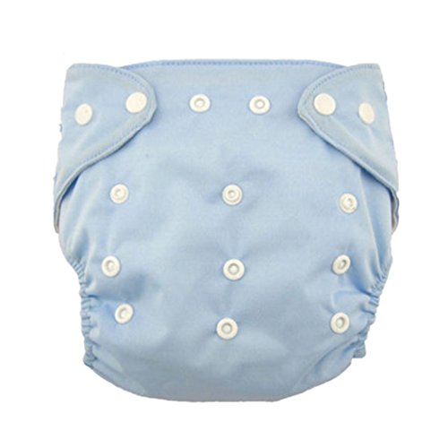 Fulltime(TM) Hot 1pc Cloth Nappy Reusable Washable Baby Cloth Nappies (Blue)