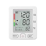 Hermano Wrist Blood Pressure Monitor, Digital Automatic Measure Blood Pressure Machines for Home Use, Large LCD Screen Display, Portable Blood Pressure Test Monitor with Heart Rate