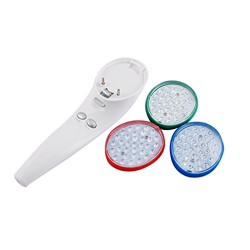 Denshine Light Therapy System Red Blue Green LED Light for Acne Wrinkles