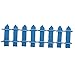 Generic Wooden Mini Fence Moss Landscape Ornaments Accessories Garden Decor Blue RS.150.00