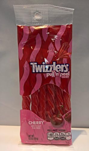 Twizzlers Pull n Peel Cherry Candy 119g