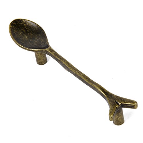 Gazechimp Kreative Löffel Design Möbelgriffe Griffe Knopf für Küchen Schrank Schublade 76mm - 4