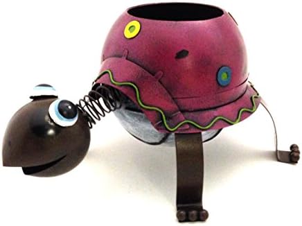 Garden Style 240000731 Tortoise Shape Metal Plant Pot