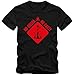 Produktbild Herren T-Shirt NO SHISHA NO PARTY Fun Spass Tee S-4XL, Farbe:schwarz / rot;Größe:XXXL
