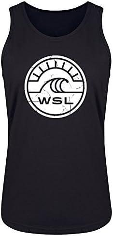 World Surf League Men's WSL Weatherman Tank Top/Black/L