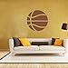 Produktbild Basketball art stickers Bedroom Living Room Background Home Decor Wall Stickers custom madeMulticolor art mural 43cmx43cm